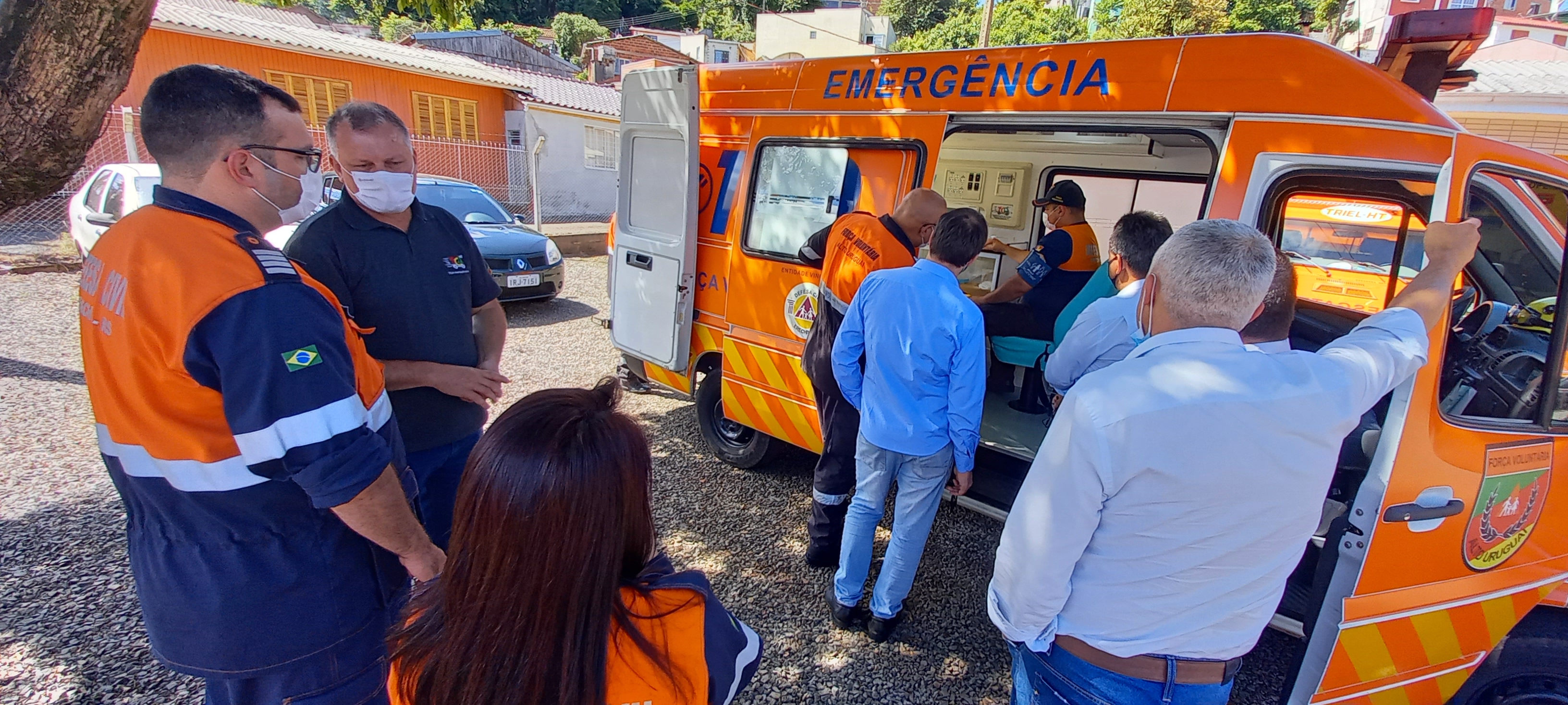 Sicredi e TCA realizam entrega de doações à Força Voluntária Alto Uruguai